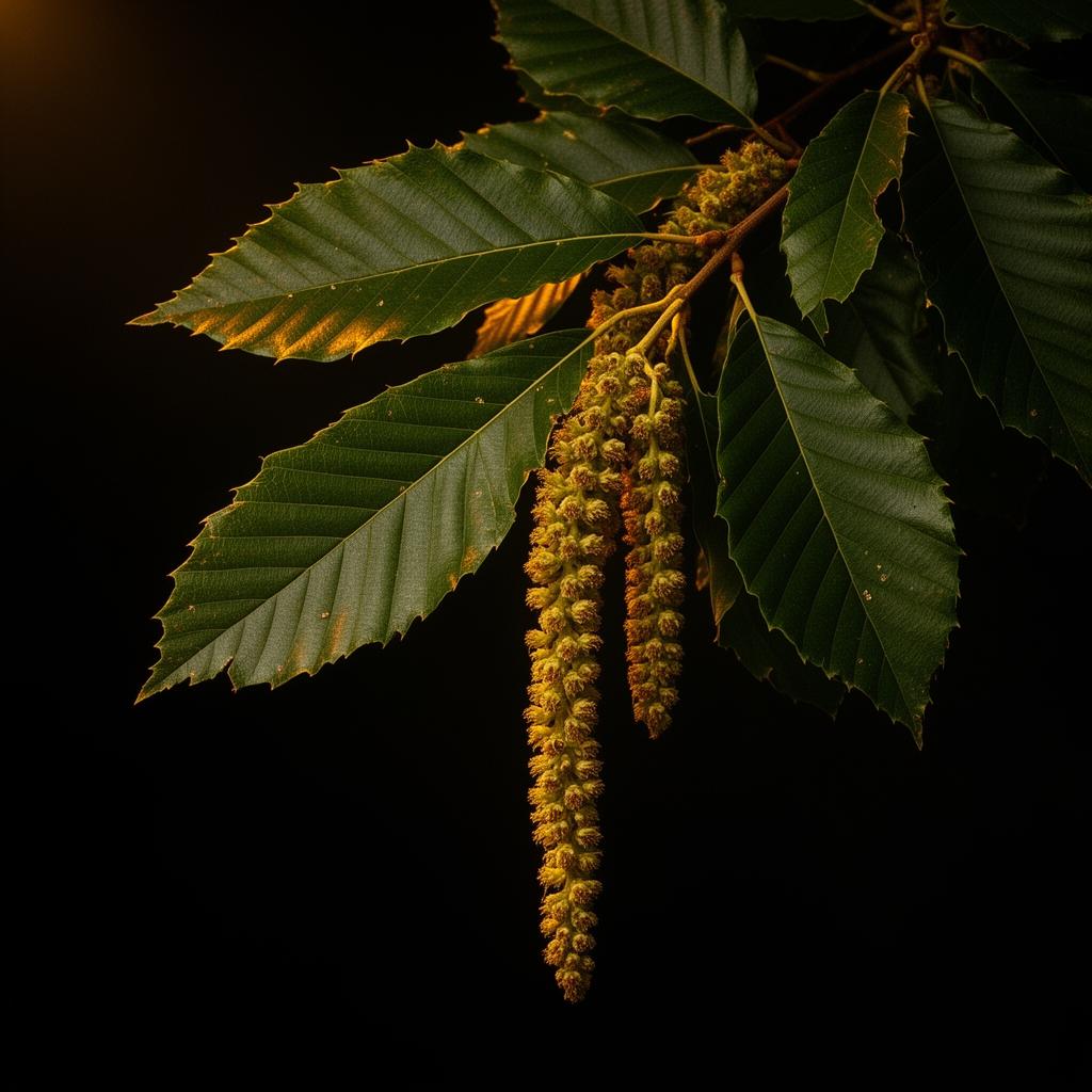 Castanea sativa — planta botánica